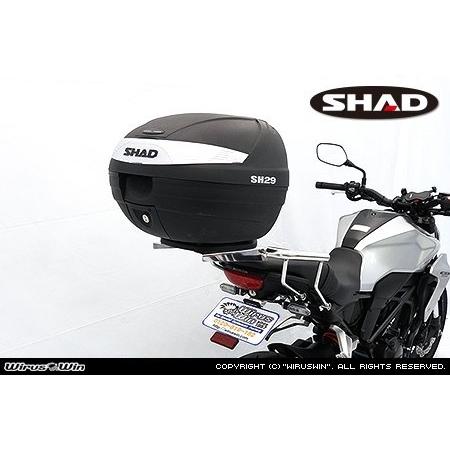 WirusWin（ウイルズウィン） SHAD製リアボックス付きタンデムバー