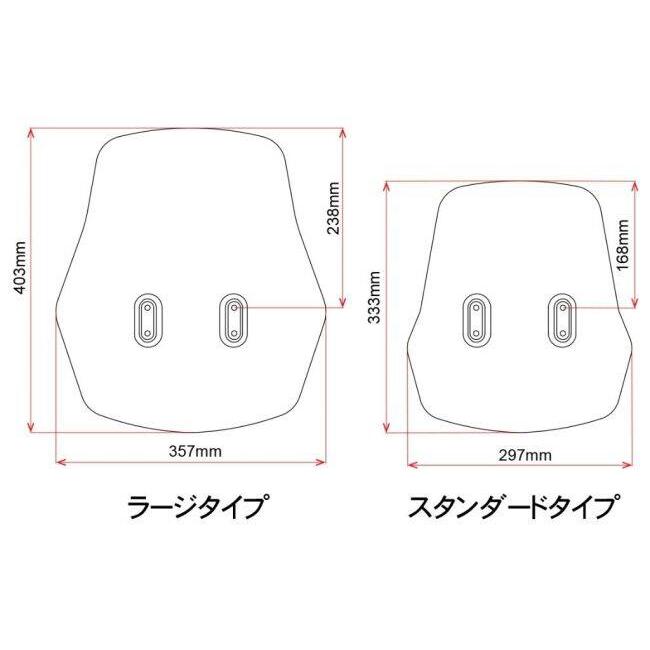 ZETA RACING ジータ レーシング アドベンチャー ウインドシールド