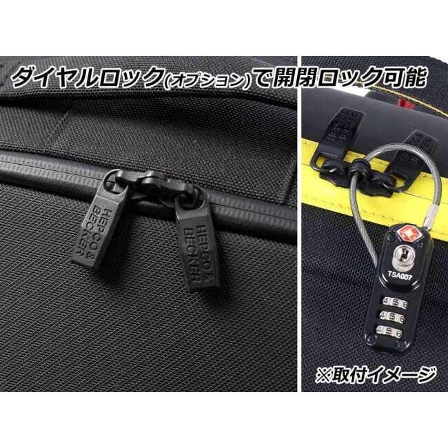 HEPCO＆BECKER ヘプコ＆ベッカー ソフトサイドケース「ROYSTER Speed／ロイスター スピード」 タイプ：片側 / カラー：ブラック サイドバッグ | ヘプコ＆ベッカー | 06