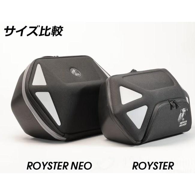 HEPCO＆BECKER ヘプコ＆ベッカー ソフトサイドケース「ROYSTER Speed／ロイスター スピード」 カラー：ブラック／イエロー / タイプ：片側｜webike｜12