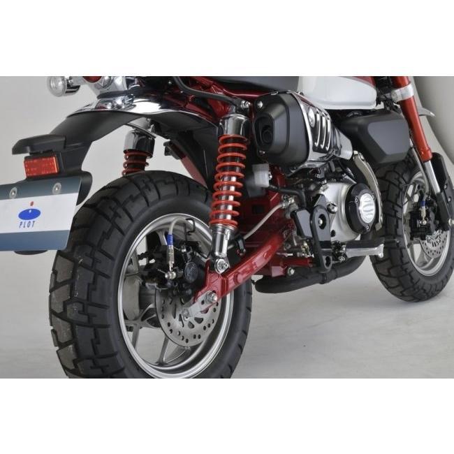 SWAGE-LINE スウェッジライン プロ リア ブレーキホースキット ホースカラー：ブラック / フィッティングカラー：ステンレスブラック モンキー125 HONDA ホンダ_1