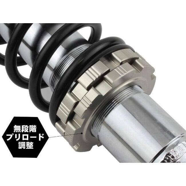 SHIFTUP リアショック Type-1 330mm メッキ/ブラック 2本入 シフトアップ SHIFT UP リアショック スプリングカラー：ブラック