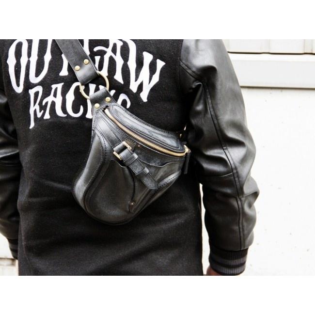 Motor Rock モーターロック MOTOR ROCK × GAHO レザーバッグ Type B