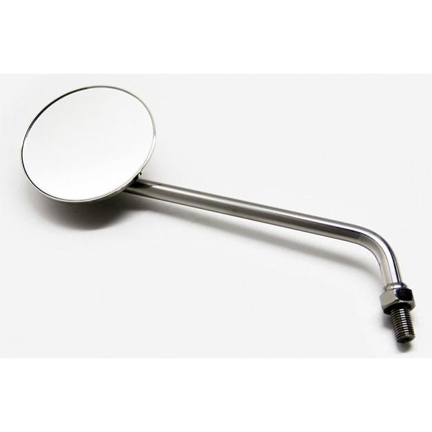 JCMA Φ80 モーターロック　ミラー ラウンドミラー　ヘアライン Motor Rock モーターロック JCMAミラー 直径：80mm / JCMAタグ：Nickel