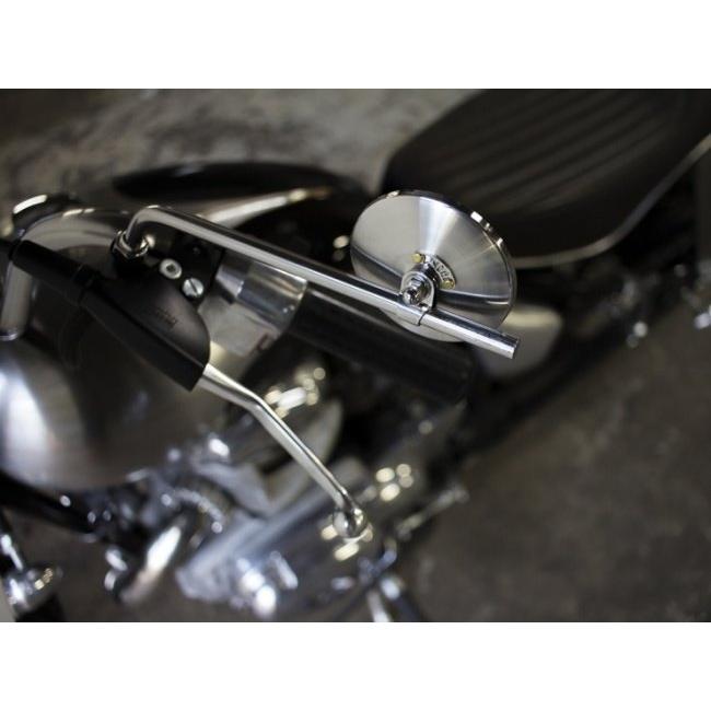 Motor Rock モーターロック JCMAミラー 直径：80mm / JCMAタグ：Nickel