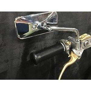 部品屋K&W スクエアミラー タイプ：左右セット SR400 YAMAHA ヤマハ