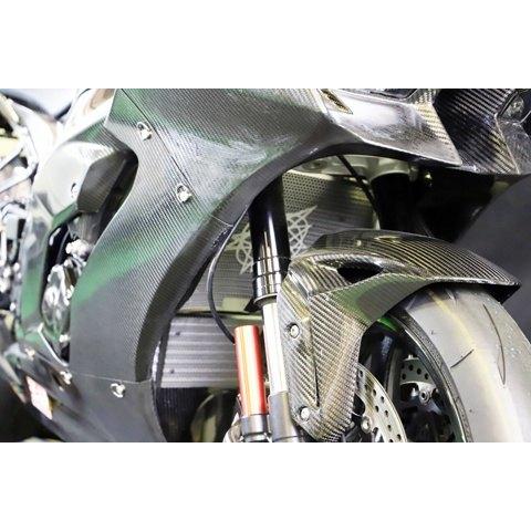 A-TECH エーテック ラジエターコアガードセット タイプ：STD形状 Ninja ZX-10R KAWASAKI カワサキ ラジエーターコアガード・オイルクーラーコアガード 冷却関連 | A-TECH | 01