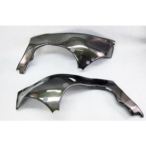 A-TECH エーテック フレームヒートガード 素材：KDC 開繊ドライカーボン / タイプ：右側 Ninja ZX-10R KAWASAKI カワサキ マフラーガード・ヒートガード | A-TECH