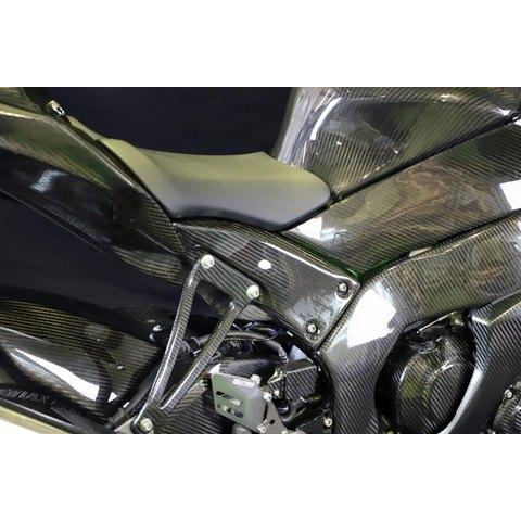 A-TECH エーテック サブフレームカバー 素材：CDC 平織ドライカーボン / タイプ：左右セット Ninja ZX-10R KAWASAKI カワサキ フレーム | A-TECH | 01