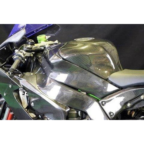 A-TECH エーテック タンクサイドカバー 素材：DCK ドライカーボン