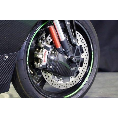 A-TECH エーテック フロントブレーキ冷却ダクト 素材：KDC 開繊ドライカーボン / タイプ：左右セット Ninja ZX-10R KAWASAKI カワサキ サスペンション 足回り | A-TECH | 02