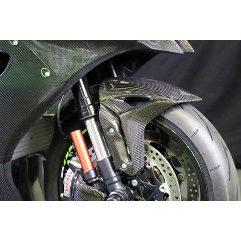 A-TECH エーテック フロントフェンダーSPL2 素材：DCK ドライカーボンケブラー Ninja ZX-10R KAWASAKI カワサキ フロントフェンダー フェンダー関連 外装 | A-TECH | 01