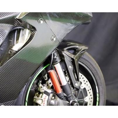 A-TECH エーテック フロントフェンダーSPL2 素材：DCK ドライカーボンケブラー Ninja ZX-10R KAWASAKI カワサキ フロントフェンダー フェンダー関連 外装 | A-TECH | 02