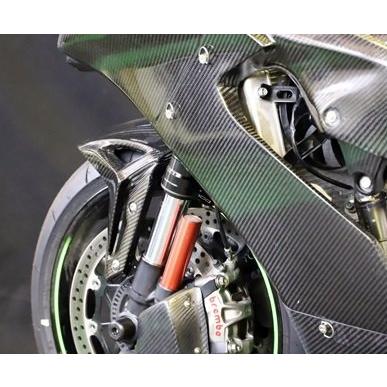 A-TECH エーテック フロントフェンダーSPL2 素材：DCK ドライカーボンケブラー Ninja ZX-10R KAWASAKI カワサキ フロントフェンダー フェンダー関連 外装 | A-TECH | 03