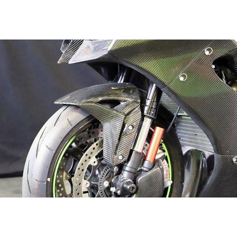 A-TECH エーテック フロントフェンダーSPL2 素材：DCK ドライカーボンケブラー Ninja ZX-10R KAWASAKI カワサキ フロントフェンダー フェンダー関連 外装 | A-TECH | 04