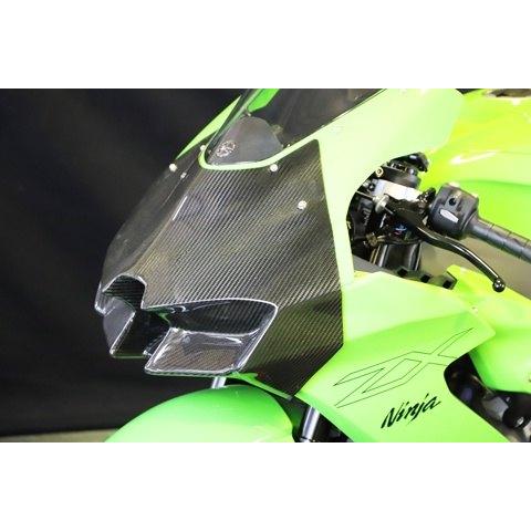 A-TECH エーテック ゼッケンプレート 素材：CDC 平織ドライカーボン Ninja ZX-10R KAWASAKI カワサキ ゼッケンプレート・ゼッケンベース 外装の画像