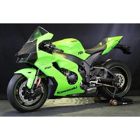A-TECH エーテック ゼッケンプレート 素材：CDC 平織ドライカーボン Ninja ZX-10R KAWASAKI カワサキ ゼッケンプレート・ゼッケンベース 外装の画像