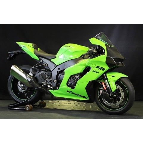 A-TECH エーテック ゼッケンプレート 素材：CDC 平織ドライカーボン Ninja ZX-10R KAWASAKI カワサキ ゼッケンプレート・ゼッケンベース 外装の画像