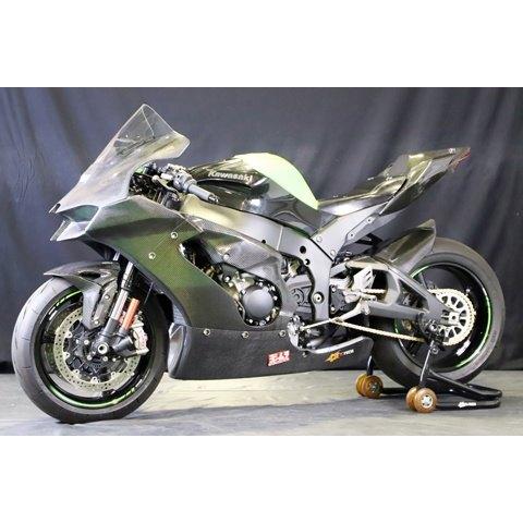 A-TECH エーテック シートウイングSPL 素材：FRP白(FW) / タイプ：左右セット Ninja ZX-10R KAWASAKI カワサキ シートカウル・テールカウル カウル関連 外装 | A-TECH | 05