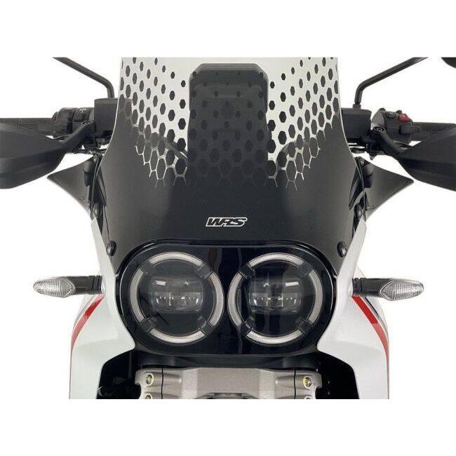 WRS ダブリューアールエス ウインドディフレクター カラー：艶ありブラック DESERTX DUCATI ドゥカティ スクリーン 外装_3