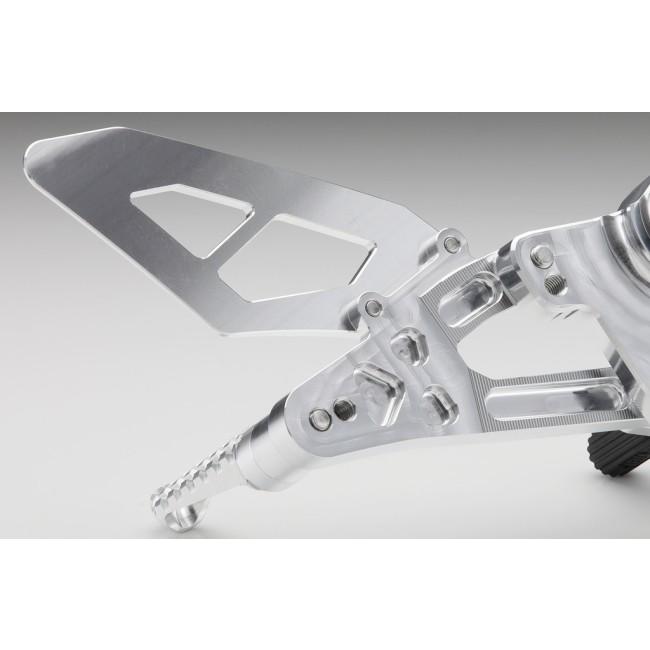 AELLA アエラ ライディングステップキット カラー：ホワイト(無着色アルマイト) RS660 APRILIA アプリリア バックステップ ステップ 足回り_7