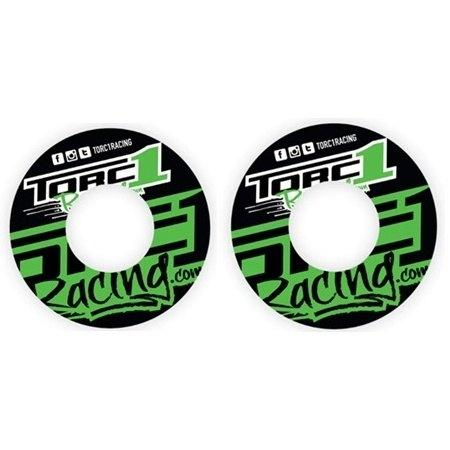 TORC1 RACING トルクワンレーシング V3 グリップパッド カラー：グリーン／ブラック ハンドル | ブランド登録なし