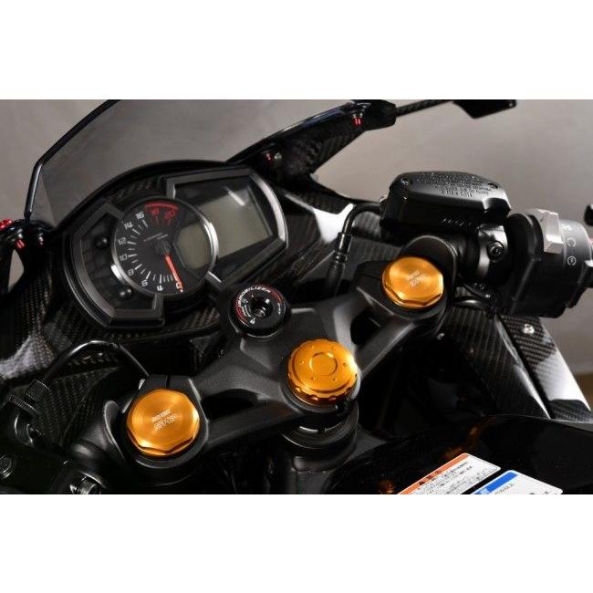 SPEEDRA（スピードラ） ステムナットキャップ カラー：ブラック ZX-25R