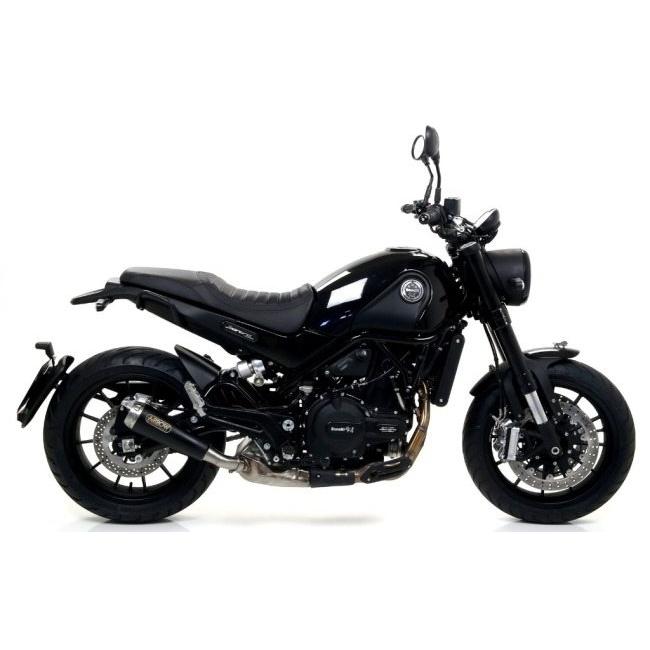 ARROW アロー PRO-RACE スリップオンマフラー サイレンサー材質：ステンレスダーク LEONCINO 500 BENELLI ベネリ マフラー_1