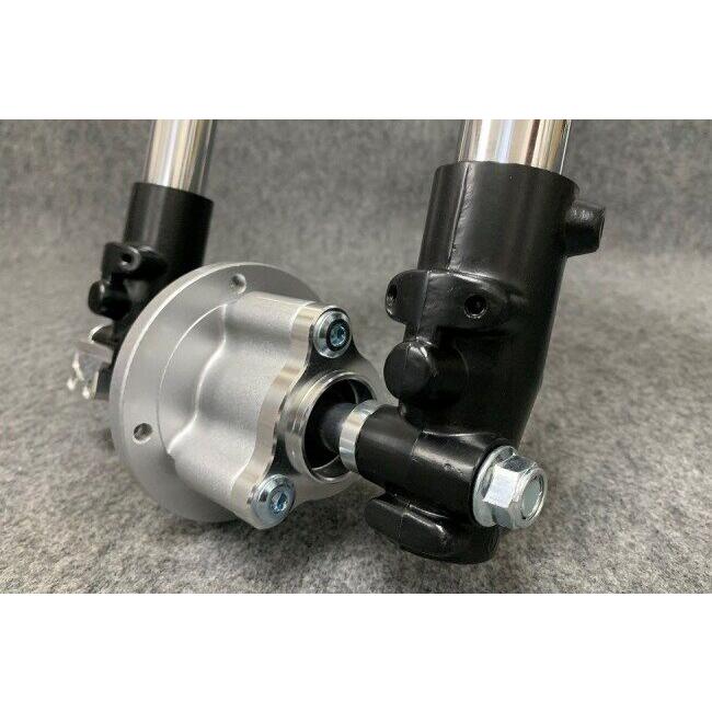GM-MOTO ジーエムモト KEPSPEED製 倒立フロントフォーク カラー：シルバー ダックス シャリー HONDA ホンダ フロントフォーク サスペンション 足回り | ブランド登録なし | 06