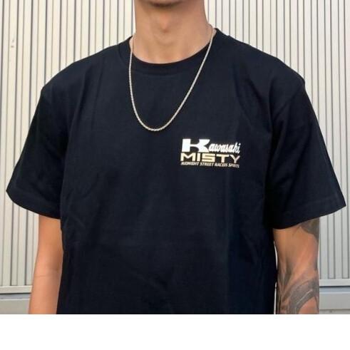 ミスティ MISTY KAWASAKI Tシャツ〈BLK〉 サイズ：L Tシャツ アパレル