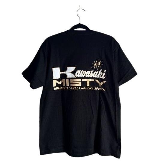 ミスティ MISTY KAWASAKI Tシャツ〈BLK〉 サイズ：L Tシャツ アパレル