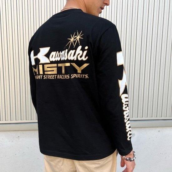 ミスティ MISTY KAWASAKI ロンT〈BLK〉 サイズ:3XL Tシャツ ミスティ MISTY KAWASAKI ロンT〈BLK〉 サイズ:3XL Tシャツ