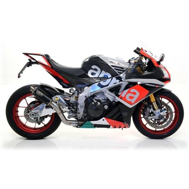 ARROW アロー GP2 スリップオンマフラー サイレンサー材質：ステンレスダーク RSV 4 RR RF APRILIA アプリリア マフラー_1