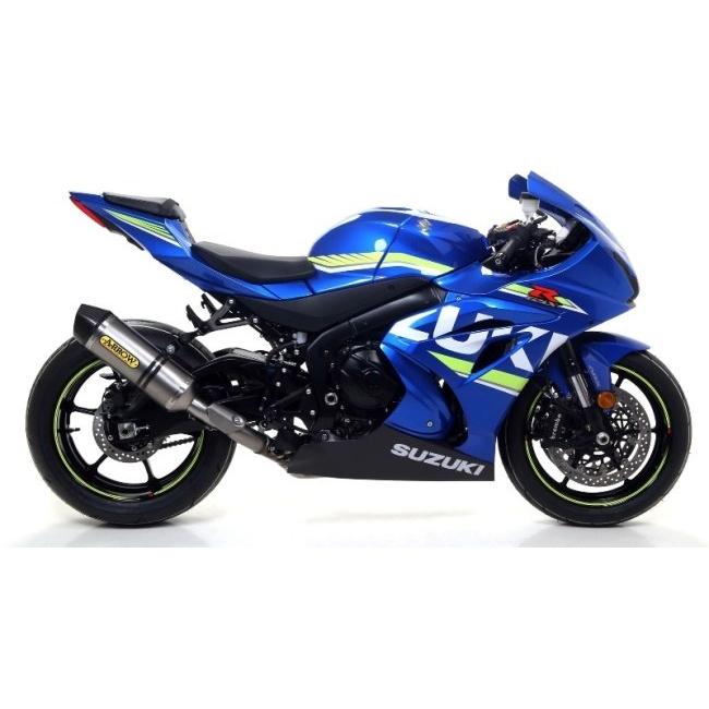 ARROW（SWISS MILITARY HANOWA） - ARROW 箭 RACE-TECH スリップオンマフラー サイレンサー材質：軽銀まっ黒い GSX-R 1000 1000R SUZUKI スズキ えり巻き
