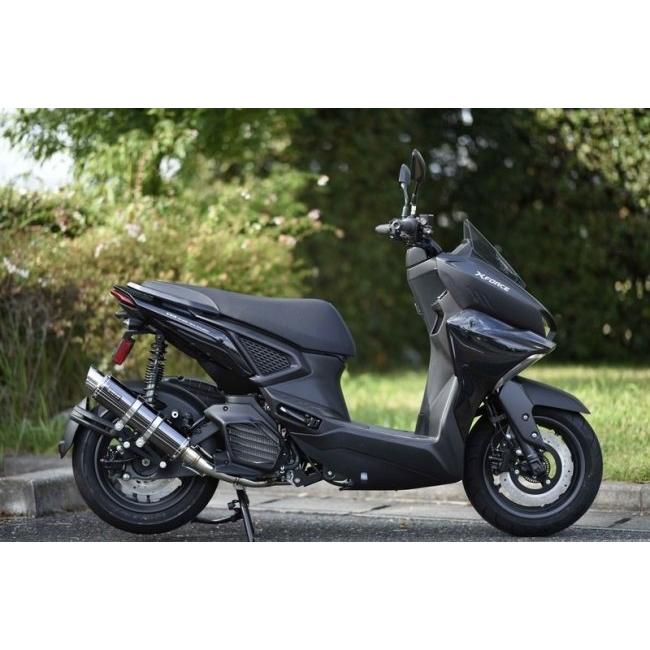 BEAMS ビームス R-EVO2 フルエキゾーストマフラー 政府認証 サイレンサータイプ：スーパーメタルブラック(重量：3.35kg【純正4.95kg】) X FORCE YAMAHA ヤマハ | BEAMS | 02