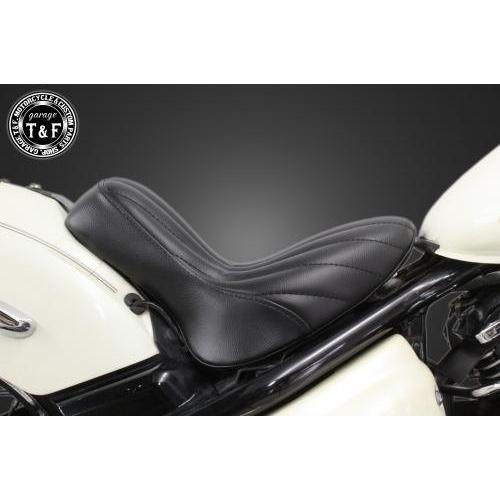 Garage T&F ガレージ シングルシート タイプ：バーチカル ドラッグスター1100クラシック YAMAHA ヤマハ シート シート関連 外装