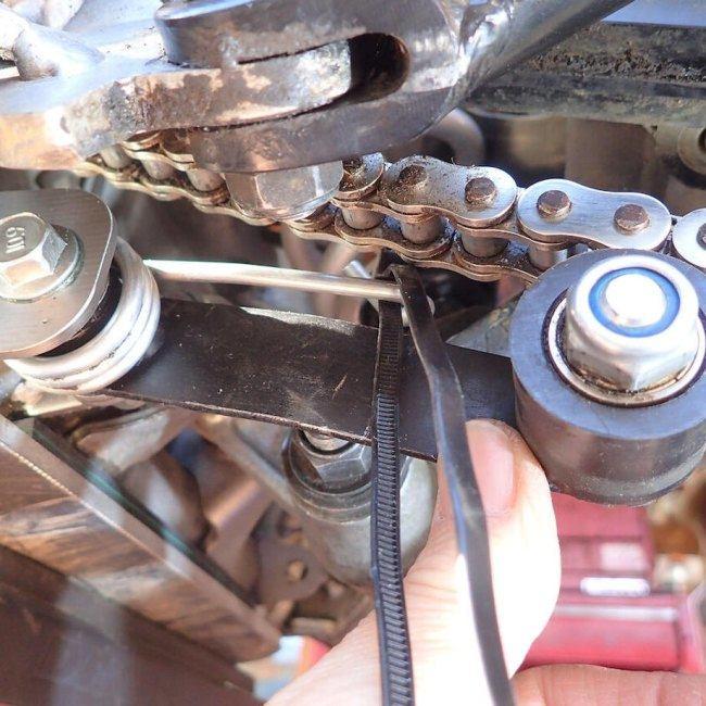 工房きたむら コウボウキタムラ チェーンテンショナー ローラーカラー：赤 セロー250 トリッカー YAMAHA ヤマハ アクスルブロック・チェーンアジャスター | 工房きたむら | 08