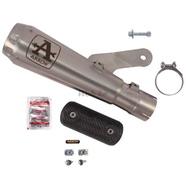 ARROW アロー PRO-RACE スリップオンマフラー サイレンサー材質
