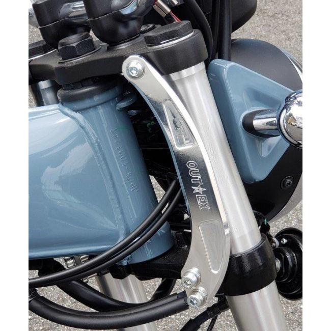 OUTEX アウテックス ステムスタビライザー カラー：アルマイトクリアー ダックス125 HONDA ホンダ サスペンション 足回りの画像