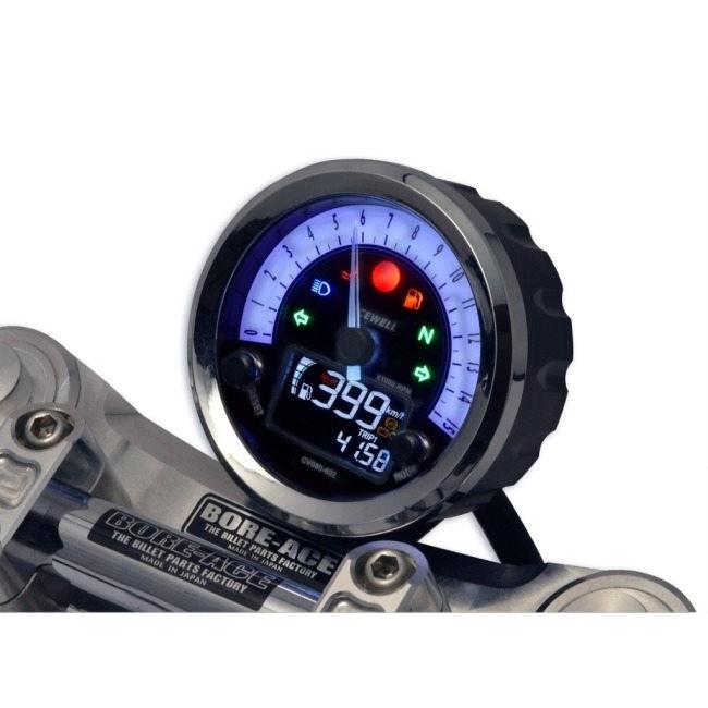 ACEWELL エースウェル 多機能デジタルメーター タコメータースケール：15000rpm / 文字盤カラー：黒パネル 多機能タコ・スピードデジタルメーター 電装系 | ブランド登録なし | 01