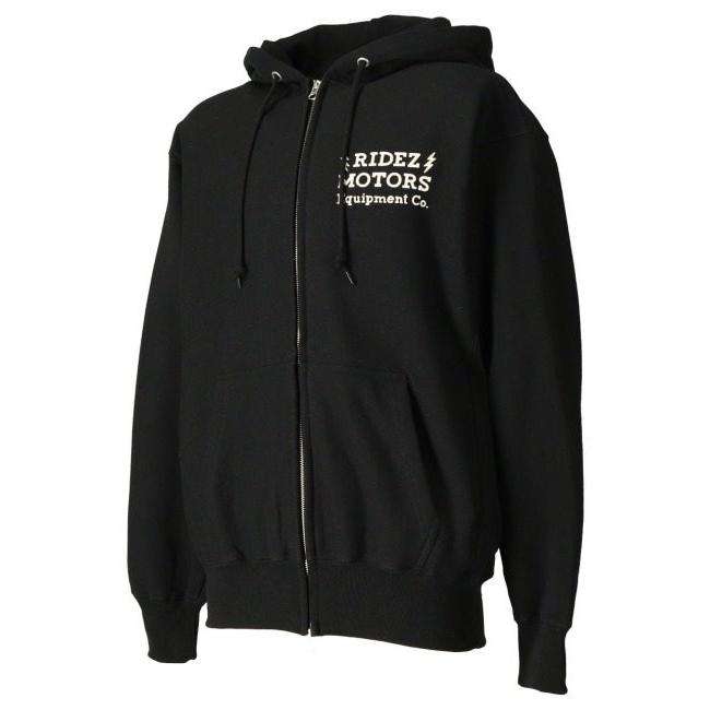 RIDEZ ライズ MOTORSCAT ZIP PARKA 12oz キャット ジップパーカー サイズ：M カジュアルパーカー・フーディー・スウェット アパレルの画像