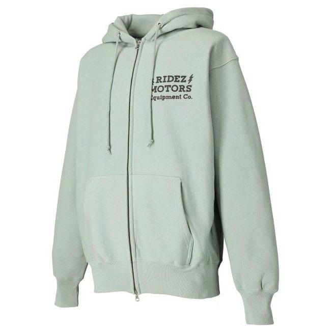 RIDEZ ライズ MOTORSCAT ZIP PARKA 12oz キャット ジップパーカー サイズ：L カジュアルパーカー・フーディー・スウェット アパレルの画像