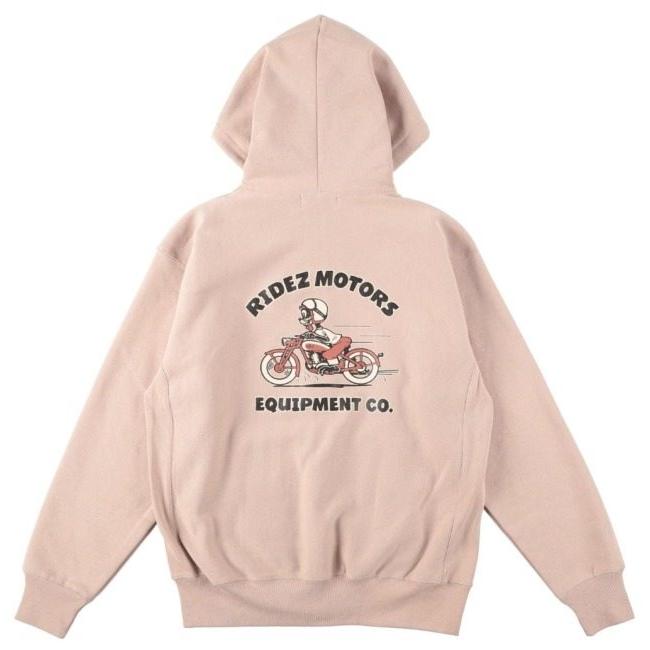 ライズ RIDEZ MOTORSCAT ZIP PARKA 12oz キャット ジップパーカー