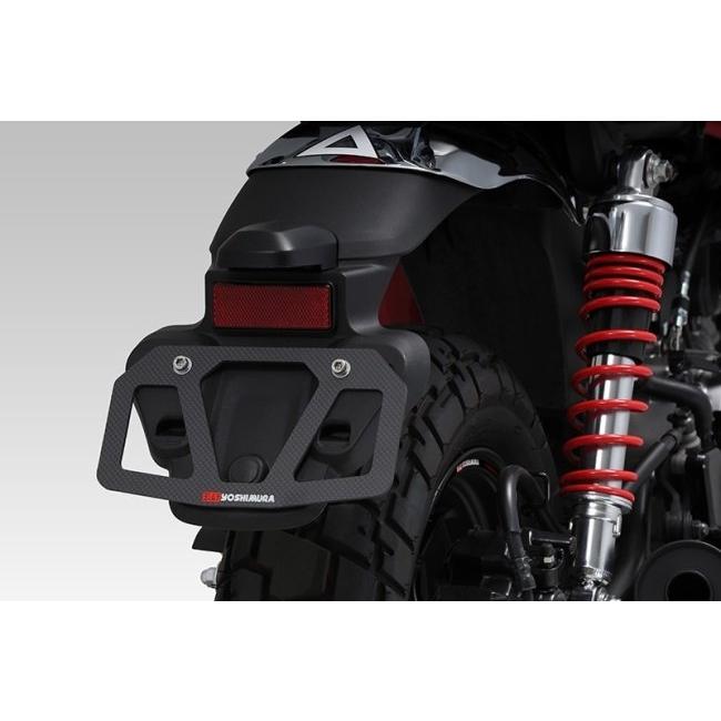 ヨシムラ（YOSHIMURA） カーボンナンバープレートホルダー タイプ 