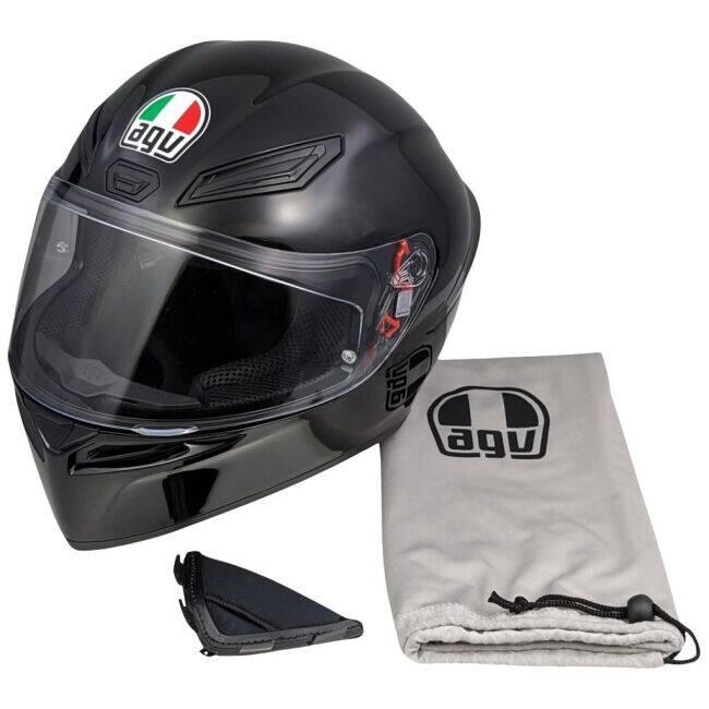 AGV エージーブイ K1 S JIST Asian Fit - BLACK ヘルメット サイズ：L