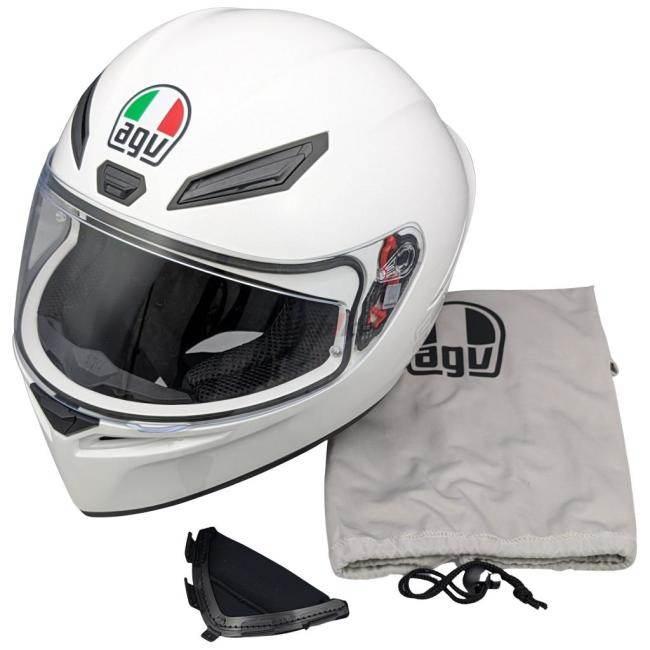 AGV エージーブイ K1 S JIST Asian Fit - WHITE ヘルメット サイズ：L(59-60cm) フルフェイスヘルメット | ブランド登録なし | 15