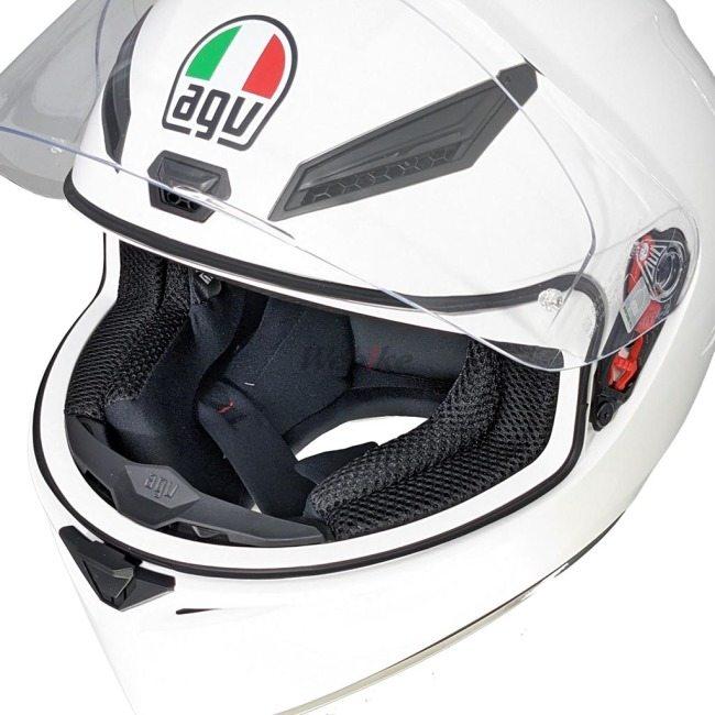 AGV エージーブイ K1 S JIST Asian Fit - WHITE ヘルメット サイズ：L(59-60cm) フルフェイスヘルメット | ブランド登録なし | 16