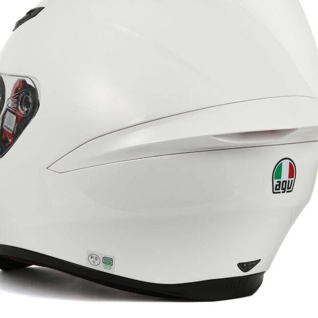 【新品未使用】AGV K6 S JIST アジアンフィット ホワイト Mサイズ K6 S JIST Asian Fit フルフェイスヘルメット WHITE｜フルフェイス