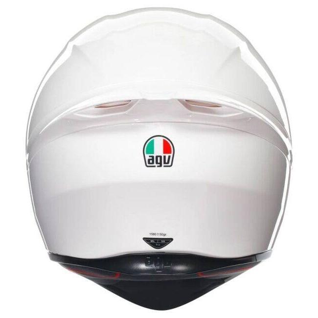 AGV K1S AsianFitフルフェイスヘルメット ホワイト Mサイズ AGV エージーブイ K1 S JIST Asian Fit - WHITE ヘルメット サイズ：L