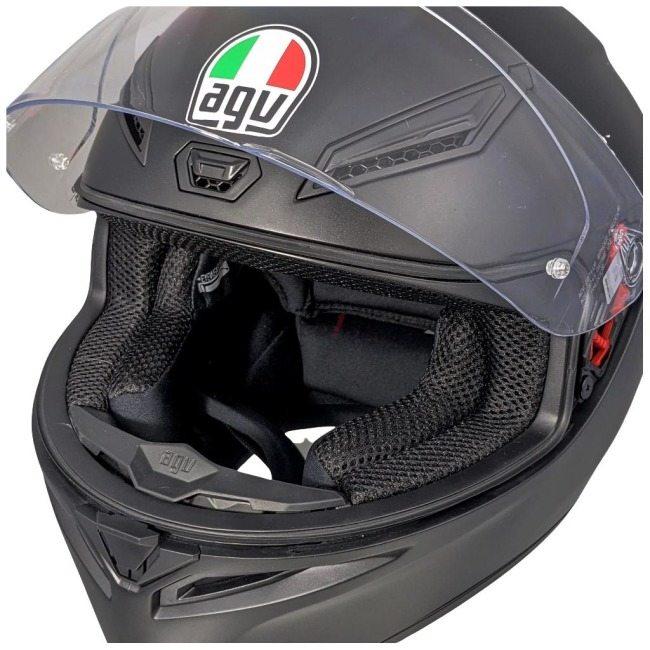 AGV エージーブイ K1 S JIST Asian Fit - MATT BLACK ヘルメット サイズ：M(57-58cm)｜webike｜17